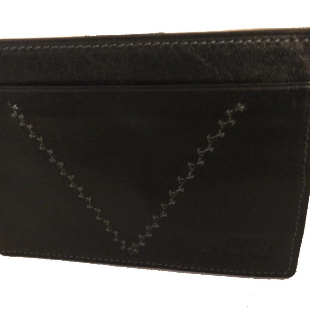 Men's Gianni Versace Black Leather Wallet